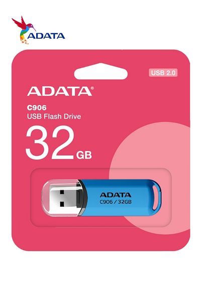 Adata C906 Compact USB 2.0 Flash Drive | Lightweight and Fast Data Transfer