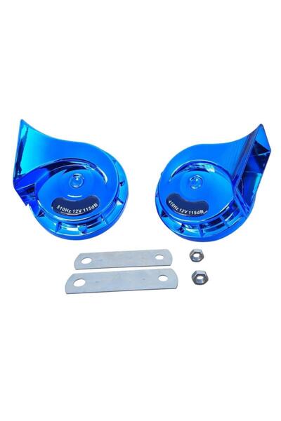 Genel Markalar 12V Korna Dadat 2 Li Mavi Salyangoz Uyumlu