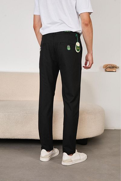 JACK CAPRİO Men's New Season Jogger Pants with Cap Model Button Detail Regular Fit Fabric Trousers