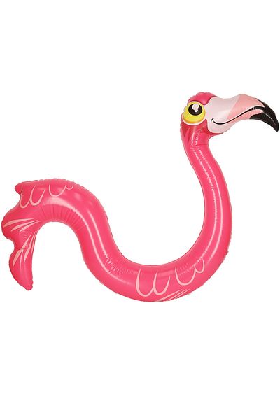 Ikonka Flamingo inflatable floating toy, 131cm, Pink, 5+
