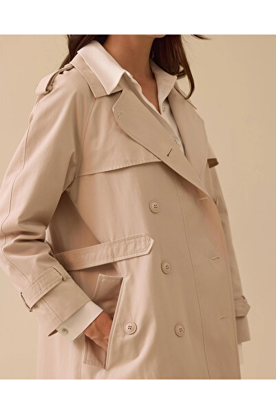 SEÇİL Καμπαρντίνα με κουμπιά και τσέπες μέχρι τη γάμπα