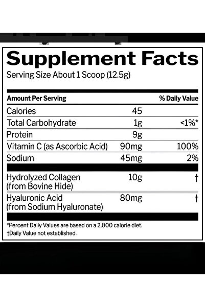 Rule 1 Collagen Peptides+Vitamin C & Hyaluronic Acid, Peach Mango, 250g, 20 Servings