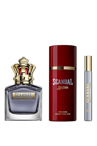 Jean Paul Gaultier Scandal, Men's Set, Eau de Toilette 50ml+Deo Spray 150ml+ Eau de Toilette 10ml