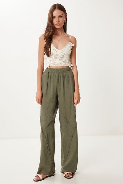 Lovelyİstanbul Tasseled Muslin Trousers