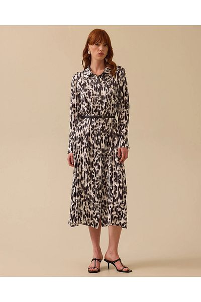 SEÇİL Rochie midi cu model cu centură