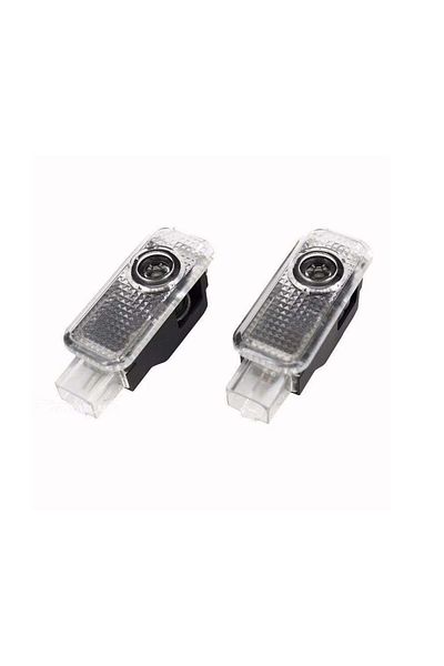 divendi-ro Set de 2 lampi LED pentru uși auto compatibile cu logo-ul Audi