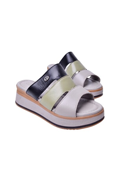 İskarpin Γυναικείες δερμάτινες παντόφλες Femi 1750