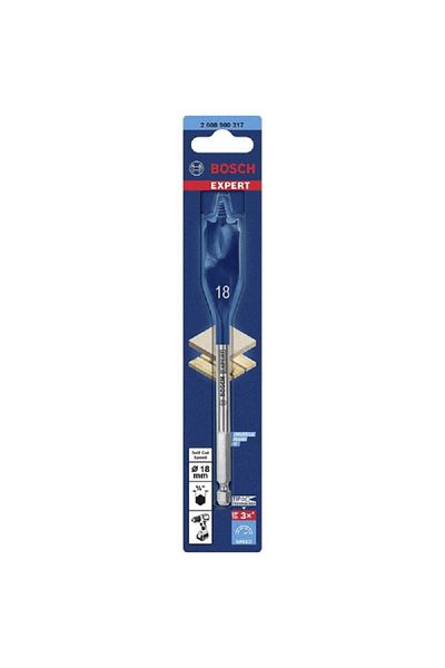 Bosch Self-Cut Speed Spade Drill Bit Silver and Blue 18 x 152mm