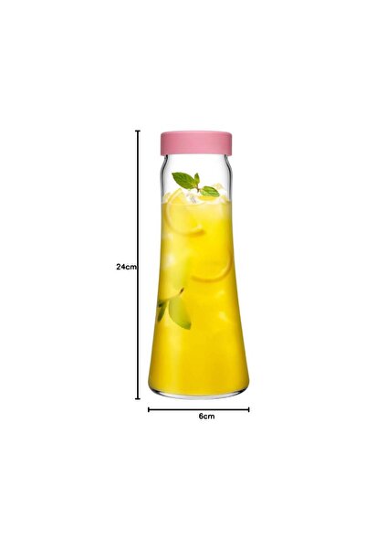 Paşabahçe Pasabahce Basic Karaf, Pembe Kapak 1 Litre