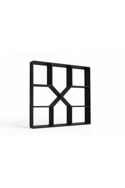 NEXTLY Matrita pavaj din beton NEXTLY, plastic durabil, 39.5x39.5x3.8cm, 21-10 negru