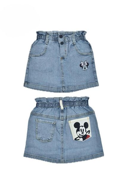 Melomio Baby Kids Girl's Denim Skirt