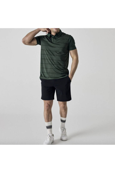 Callaway Logo Jacquard Polo Neck Men's Tshirt