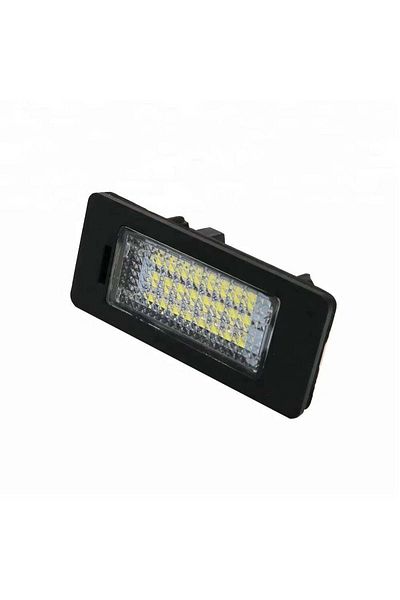 divendi-ro Set de 2 becuri LED pentru numărul de înmatriculare auto, fără erori de bec ars, compatibil BMW, lumină alb rece