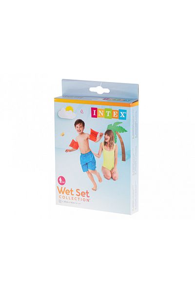 Intex Inflatable swimming fins for children Orange