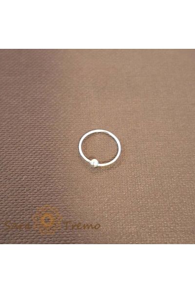 saratremo Silver Nose Piercing Round Taylor