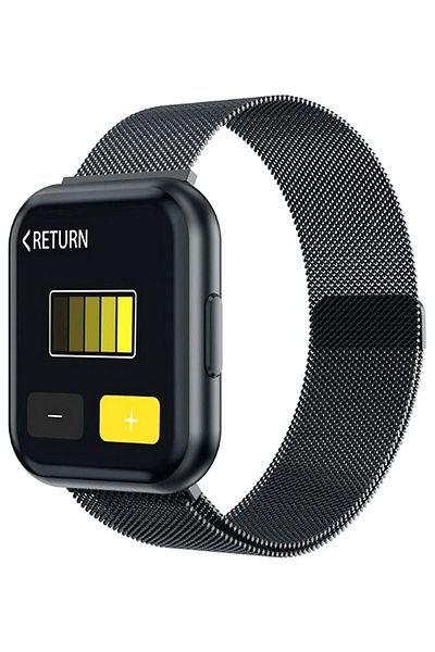 ideal STORE Ceas SmartWatch si Bratara Fitness IdealSTORE 88, Bratara Metalica Magnetica, Monitorizare ritm card