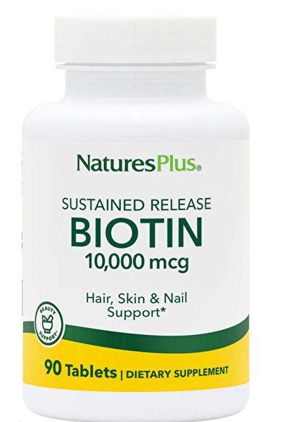 NaturesPlus نيتشرز بلس بيوتين 10 ملغ 90 قرصًا