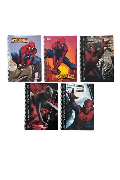 KESKİN COLOR A4 96 Yp. Plastic Cover Checkered Notebook Set (2 Pcs Will Be Sent)