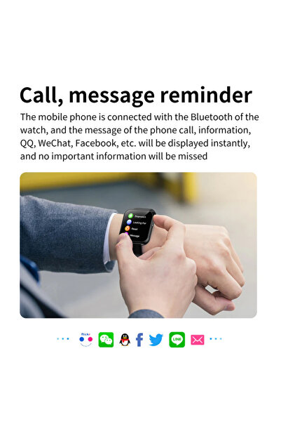 ideal STORE SmartWatch X6 Plus idealstore, 1.54 inch Full Touch Screen, Bluetooth, Compatible with iOS and And