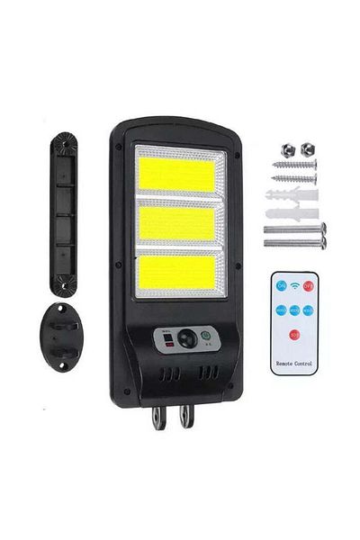 Welora Solar Lamp 150 LED COB, Power 60W, Light/Motion Sensor - 240x120x30 mm