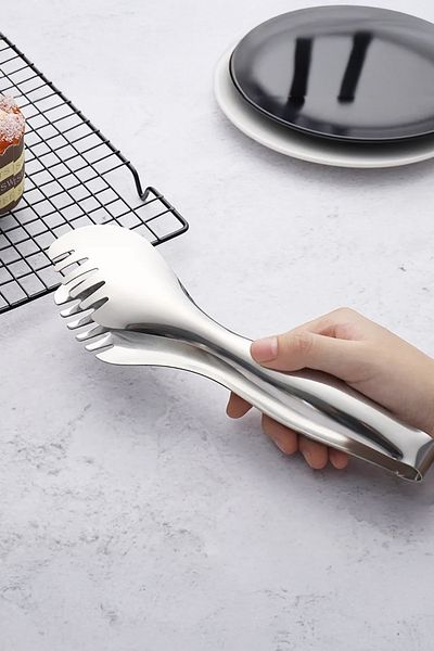 Vadi Stainless Steel Spaghetti Serving Tongs – Ergonomic, Durable and Stylish Design