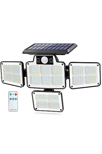 divendi-ro Solar lamp with 4 remote control cassettes and motion sensor LF 1788