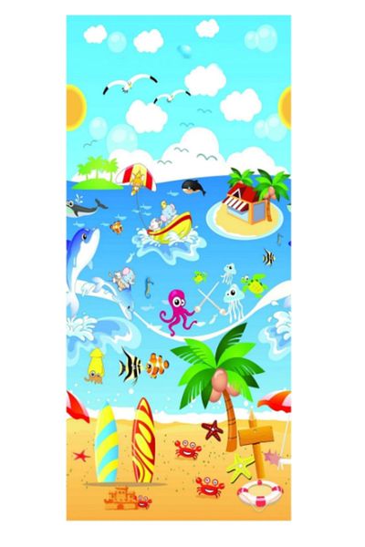 ideal STORE idealSTORE Ocean Adventure interactive children's carpet, DIMENSIONS: 180 x 150 x 0.5 cm, Color A