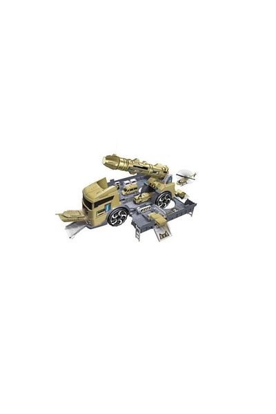 ideal STORE idealStore Army Truck Military Truck, Dimensions 34.5 x 10.5 x 15 cm, Mobile Rocket Launcher, 5 V
