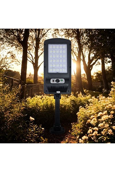 NEXTLY Lampa solara de exterior cu telecomanda NEXTLY, ajustabila, ABS, W755-7, negru