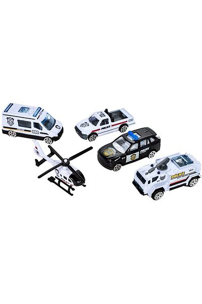 ideal STORE IdealSTORE WORLD POLICE GARAGE complex play set, Dimensions 53 x 35 x 8 cm, Equipped with Parking