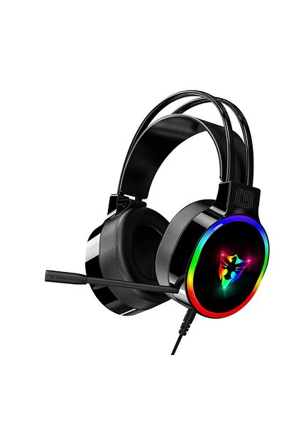 Raycon Gaming G-607 RGB Illuminated Microphone Gaming Headset 7.1 USB