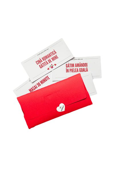 OEM Gift voucher for your girlfriend, 25 cards with different messages in Romanian