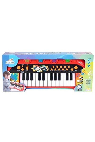 Sunman Oyuncak 24 Tuş Işıklı Kırmızı Org 00004381