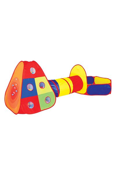 ideal STORE Cort de joaca pentru copii idealSTORE Pool Play, Dimensiuni 300 x 120 x 100 cm, Format din 3 piese,