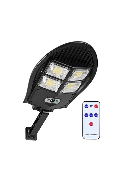 NEXTLY Lampa solara stradala de exterior cu telecomanda NEXTLY, ajustabila, ABS, W788B-2, negru