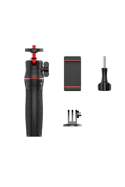 SUREWO Mini tripod and selfie stick, Surewo, compatible with GoPro Hero 13,12,11,10.9, Insta360 X3, black