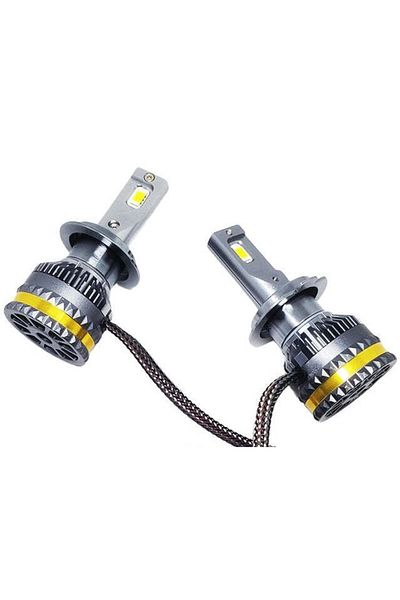 divendi-ro Set of 2 H7 LED car bulbs, 100W, 15000LM canbus, white light 6000K