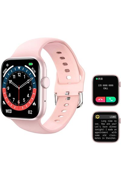 ideal STORE Smartwatch idealStore I Watch S6, Ecran Complet Tactil, Ecran Curbat 2.5D, Functie de Apel, Difuzor