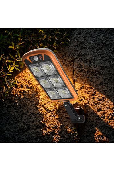 NEXTLY Lampa solara de exterior cu telecomanda NEXTLY, ajustabila, ABS, ZB-150A, negru-maro