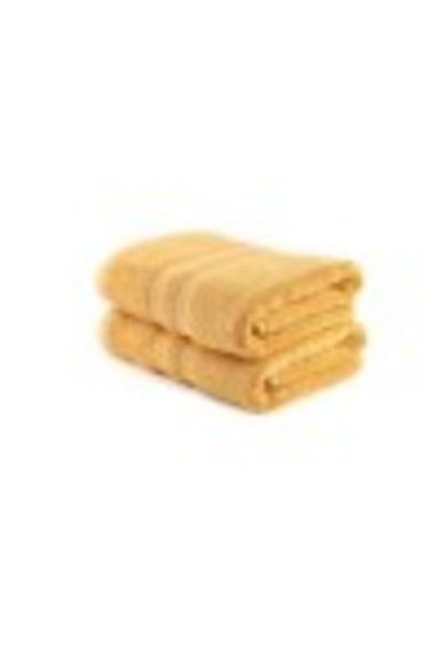 Hobby Set 2 prosoape bambus si bumbac 50x90cm, Hobby Home, Ayliz Galben Mustar