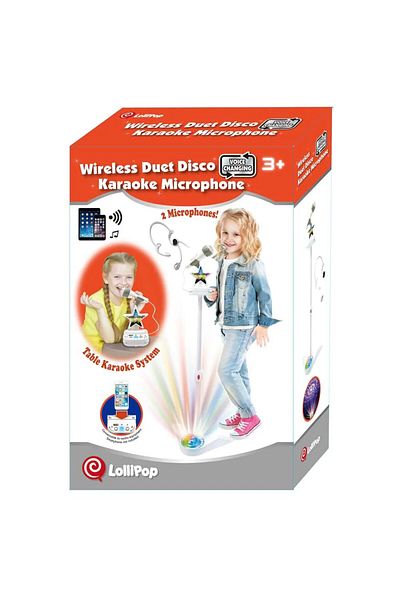 OEM Mini karaoke system with 2 microphones Lollipop Duet