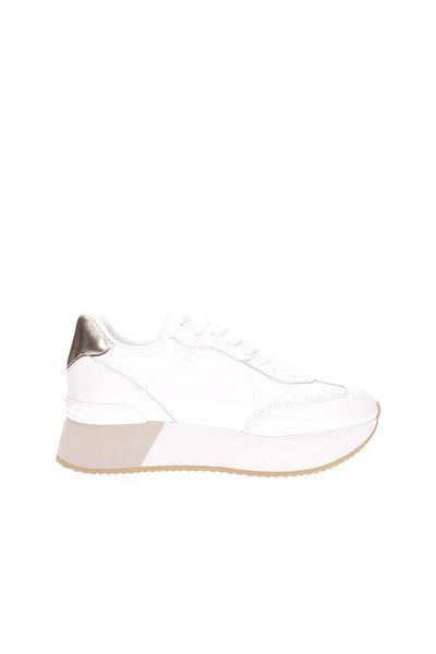 Liu Jo SNEAKERS DREAMY 03 - CALF LEATHER/METALLI OFF WHITE/LIGHT GOLD Women, marimea 38