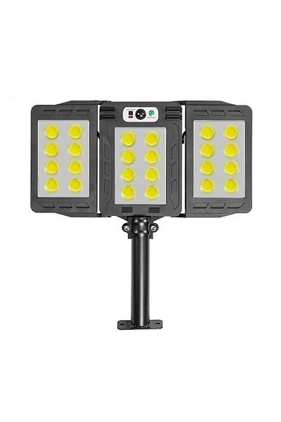 NEXTLY NEXTLY outdoor solar lamp with remote control, adjustable arms, ABS, W786-8, black