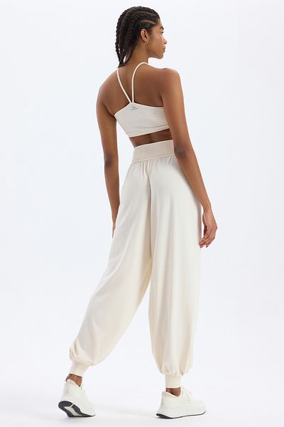 COMEUP Baggy Trousers with Pockets Antique White