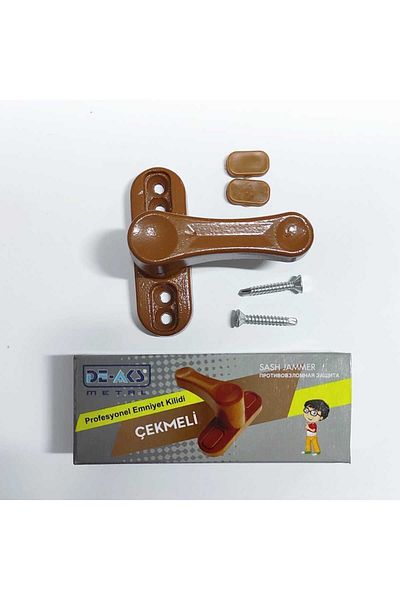 fiba teknik Pvc Door Window Pimapen Child Safety Lock Burglar Security Latch Metal 1 Piece