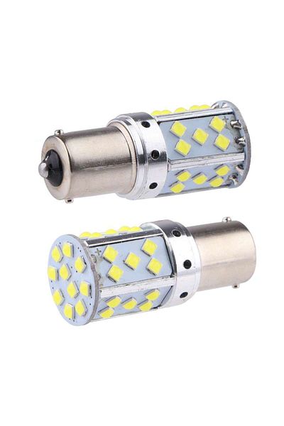 divendi-ro Set of 2 car LED bulbs BA15S 35 SMD 3030 CANBUS, 18W, 6000K, 12V, White