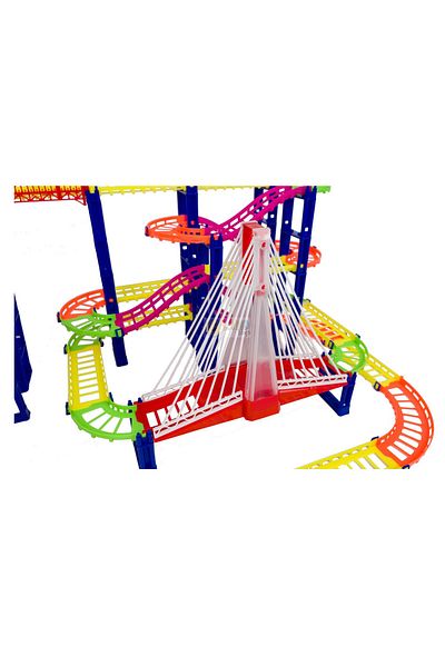 ideal STORE Track set with 2 cars URBAN RAIL idealSTORE, Dimensions 30.5 x 87 x 43 cm, Includes 193 elements