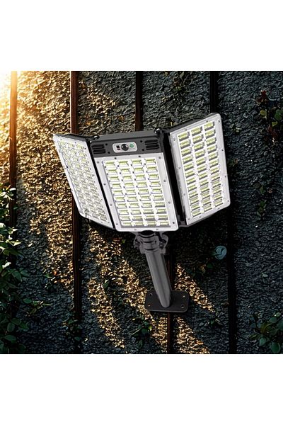 NEXTLY Lampa solara stradala de exterior cu telecomanda NEXTLY, ajustabila, ABS, W787-2, negru