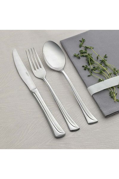 AZAY CASA Maksi set cutlery for 6 people, 36 stainless steel brushed pieces