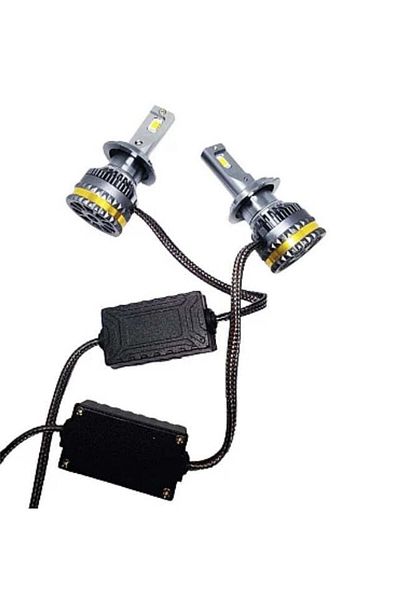 divendi-ro Set of LED bulbs H4 A8 Canbus, 100W, 15000Lm, 6000K, white-rece light